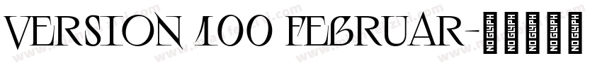 Version 100 Februar字体转换